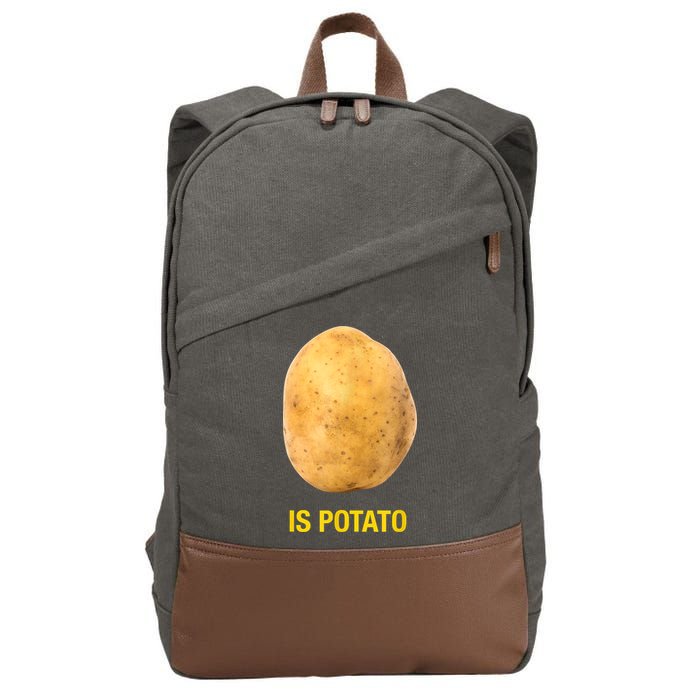 Trendy TV Show Is Potato Cotton Canvas Backpack