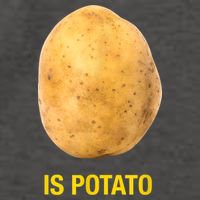 Trendy TV Show Is Potato Vector Backpack