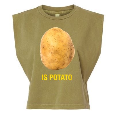 Trendy TV Show Is Potato Garment-Dyed Women's Muscle Tee