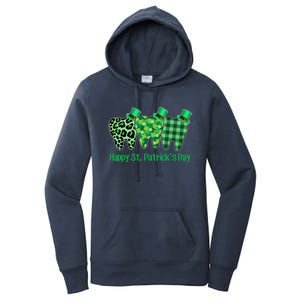 Three Tooth Leprechaun Hat Dentist Happy St Patrick's Day Gift Women's Pullover Hoodie