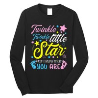 Twinkle Twinkle Little Star Funny Gender Keeper Reveal Party Long Sleeve Shirt