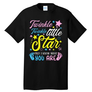 Twinkle Twinkle Little Star Funny Gender Keeper Reveal Party Tall T-Shirt