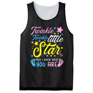 Twinkle Twinkle Little Star Funny Gender Keeper Reveal Party Mesh Reversible Basketball Jersey Tank