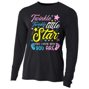 Twinkle Twinkle Little Star Funny Gender Keeper Reveal Party Cooling Performance Long Sleeve Crew