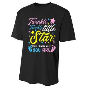 Twinkle Twinkle Little Star Funny Gender Keeper Reveal Party Performance Sprint T-Shirt