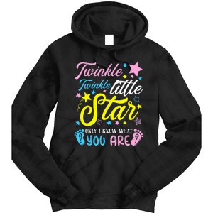 Twinkle Twinkle Little Star Funny Gender Keeper Reveal Party Tie Dye Hoodie