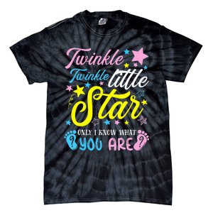 Twinkle Twinkle Little Star Funny Gender Keeper Reveal Party Tie-Dye T-Shirt