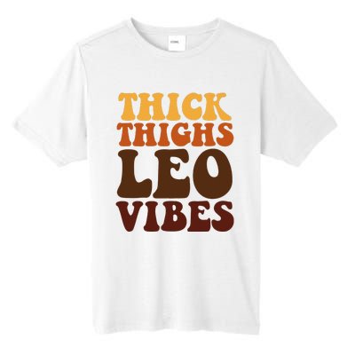 Thick Thighs Leo Vibes Zodiac Melanin Black Women Tall Fusion ChromaSoft Performance T-Shirt