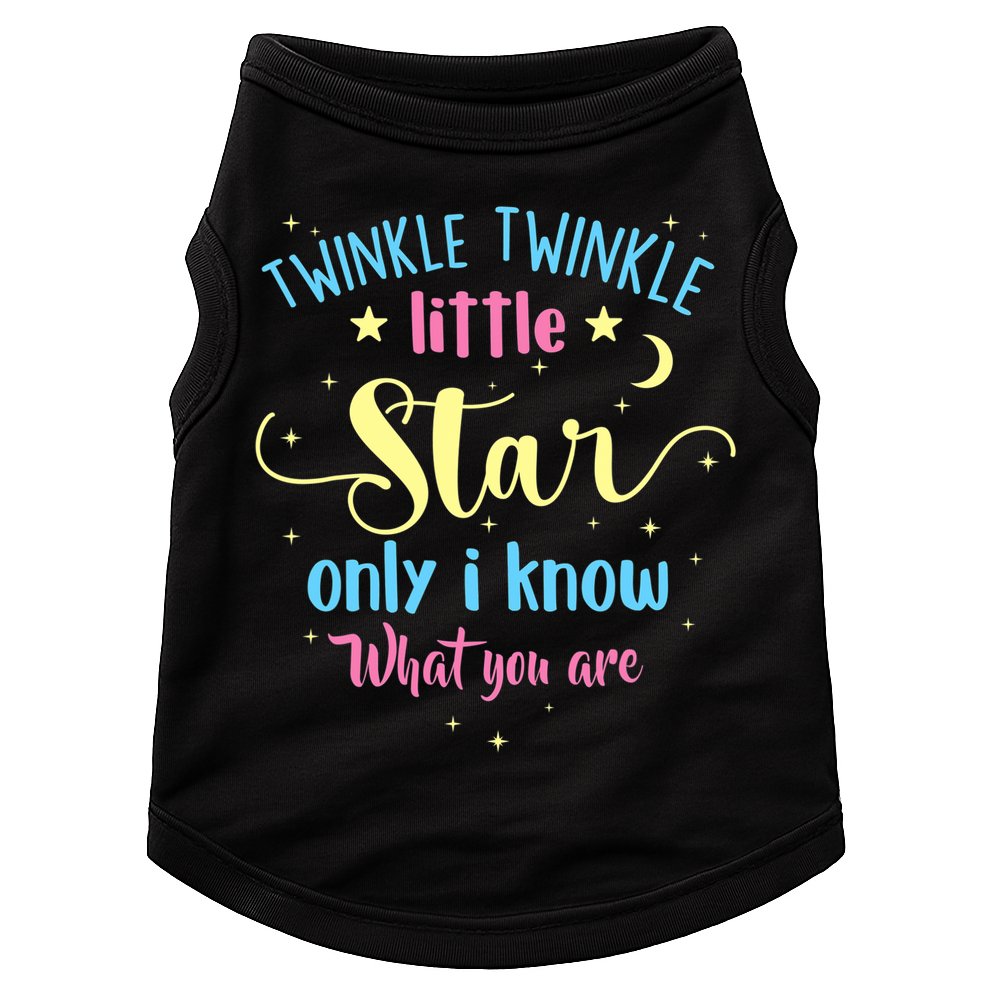 Twinkle Twinkle Little Star Gender Reveal Party Baby Shower Doggie Tank