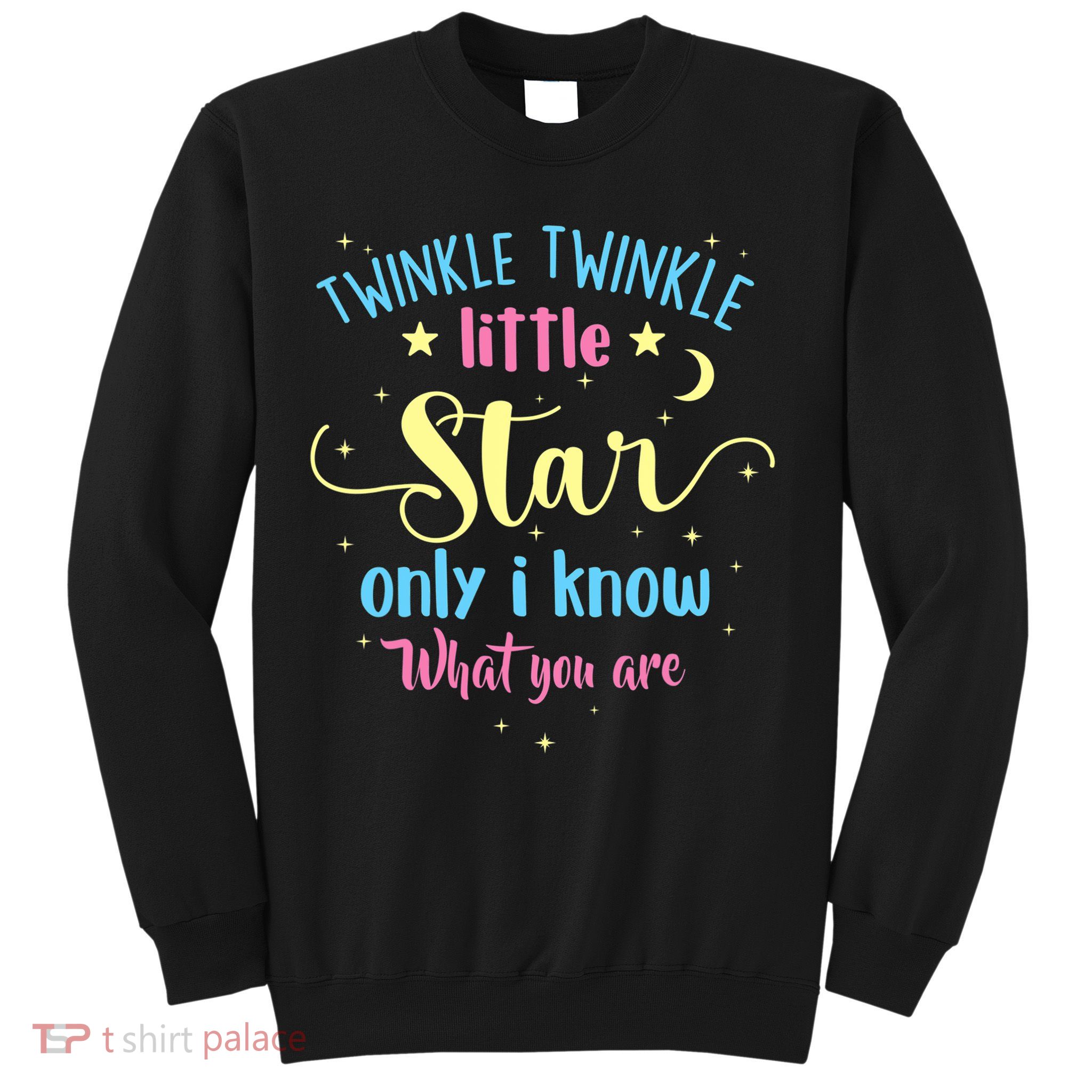 Twinkle Twinkle Little Star Gender Reveal Party Baby Shower Sweatshirt