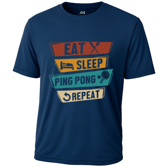 Table Tennis Lover Eat Sleep Ping Pong Repeat Performance Shirt