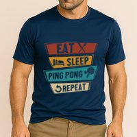 Table Tennis Lover Eat Sleep Ping Pong Repeat Performance Shirt