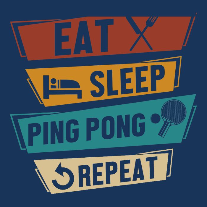 Table Tennis Lover Eat Sleep Ping Pong Repeat Performance Shirt