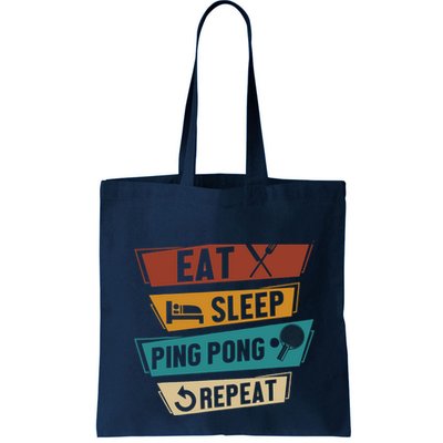 Table Tennis Lover Eat Sleep Ping Pong Repeat Bag