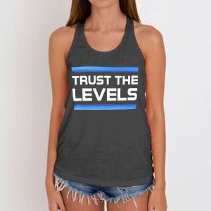 Trust The Levels Women's Knotted Racerback Tank