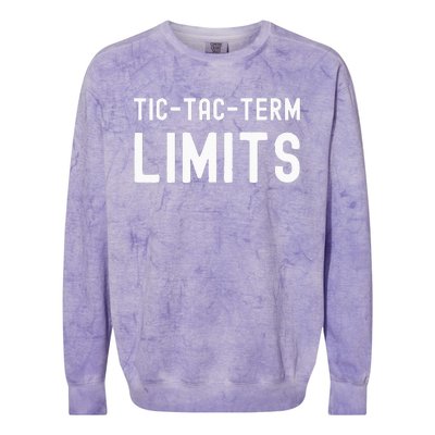 Tictac Term Limits Funny Meme Trending Colorblast Crewneck Sweatshirt