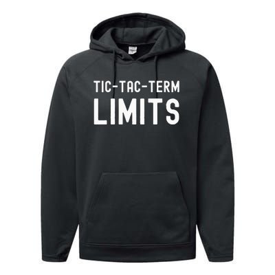 Tictac Term Limits Funny Meme Trending Performance Fleece Hoodie