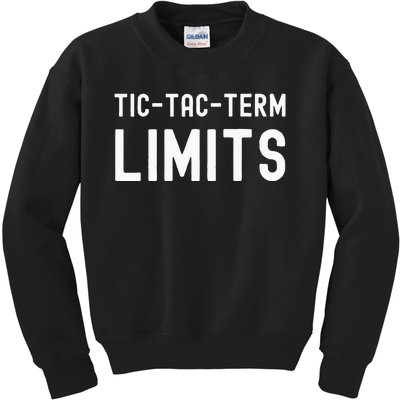 Tictac Term Limits Funny Meme Trending Kids Sweatshirt