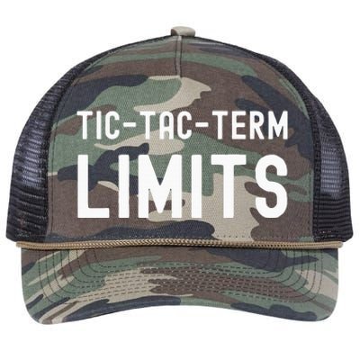 Tictac Term Limits Funny Meme Trending Retro Rope Trucker Hat Cap