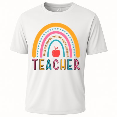 Teacher Teach Love Inspire Motivate Listen Encourage Performance Shirt