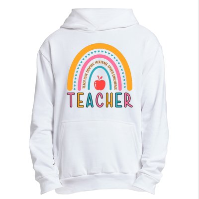 Teacher Teach Love Inspire Motivate Listen Encourage Urban Pullover Hoodie