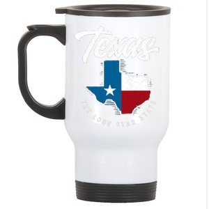 Texas The Lone Star State Gift Texas Map Cool Gift Stainless Steel Travel Mug