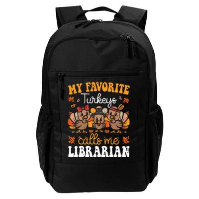 Thanksgiving Turkey Librarian Appreciation Gift Daily Commute Backpack