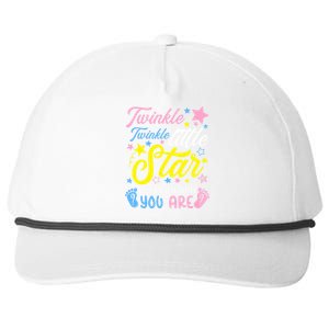 Twinkle Twinkle Little Star Funny Gender Keeper Reveal Party Gift Snapback Five-Panel Rope Hat