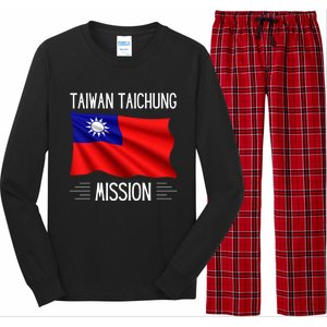 Taiwan Taichung Lds Mission Proud Mormon Missionary Cool Gift Long Sleeve Pajama Set