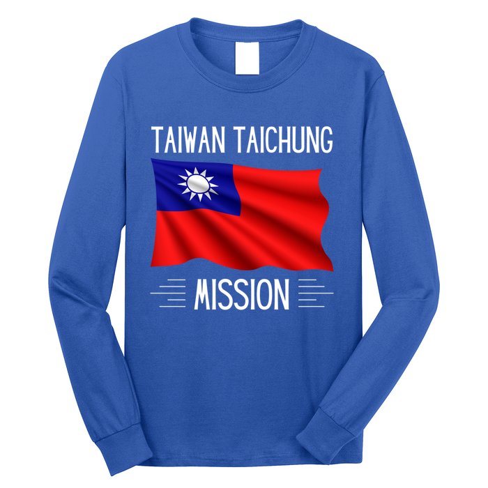 Taiwan Taichung Lds Mission Proud Mormon Missionary Cool Gift Long Sleeve Shirt