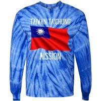 Taiwan Taichung Lds Mission Proud Mormon Missionary Cool Gift Tie-Dye Long Sleeve Shirt