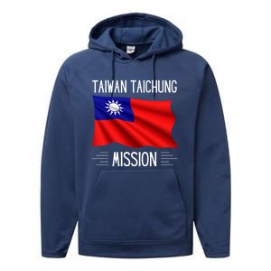 Taiwan Taichung Lds Mission Proud Mormon Missionary Cool Gift Performance Fleece Hoodie