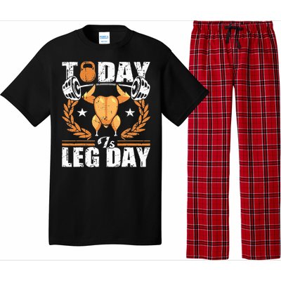 Thanksgiving Turkey Leg Day Workout Fun Pajama Set