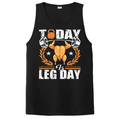 Thanksgiving Turkey Leg Day Workout Fun PosiCharge Competitor Tank