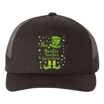 Theatre Teacher Leprechaun Group Matching St Patricks Day Yupoong Adult 5-Panel Trucker Hat