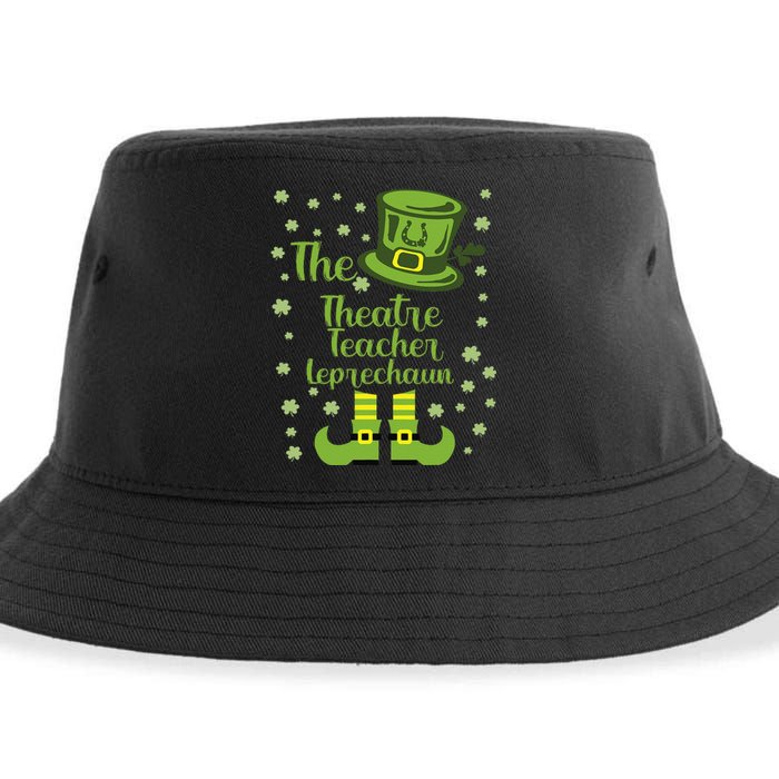 Theatre Teacher Leprechaun Group Matching St Patricks Day Sustainable Bucket Hat