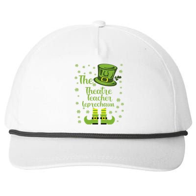 Theatre Teacher Leprechaun Group Matching St Patricks Day Snapback Five-Panel Rope Hat