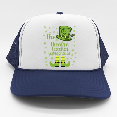 Theatre Teacher Leprechaun Group Matching St Patricks Day Trucker Hat