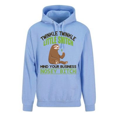 Twinkle Twinkle Little Snitch Mind Your Business Nosey Bitch Unisex Surf Hoodie