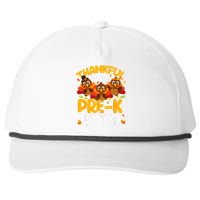 Thanksgiving Thankful My Prek Turkeys Pre K Teacher Student Snapback Five-Panel Rope Hat