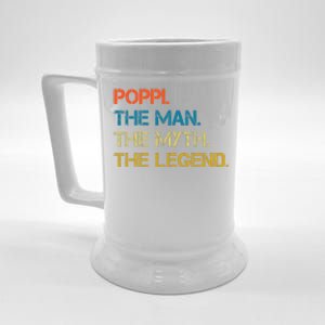 The The Myth The Legend Gift Poppi Dad Beer Stein