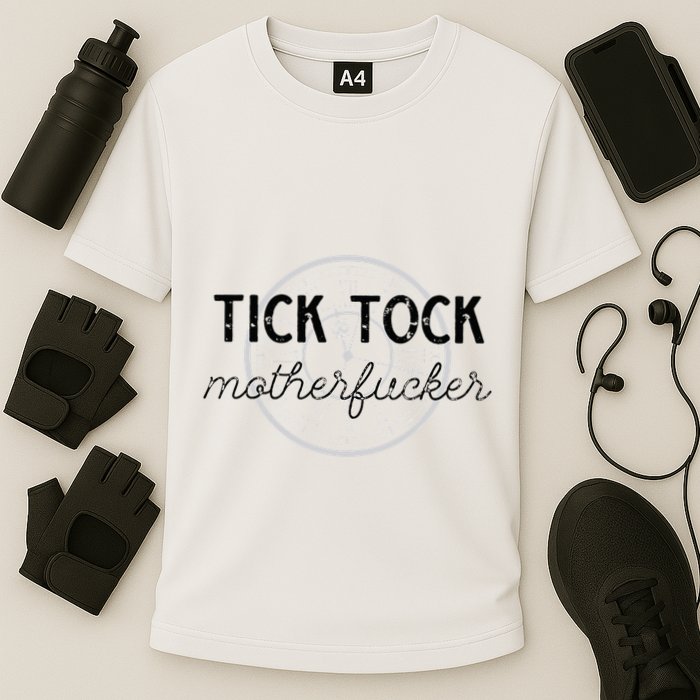 Tick Tock Motherfucker Cooling Performance Crew T-Shirt