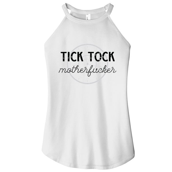 Tick Tock Motherfucker Women's Perfect Tri Rocker Tank
