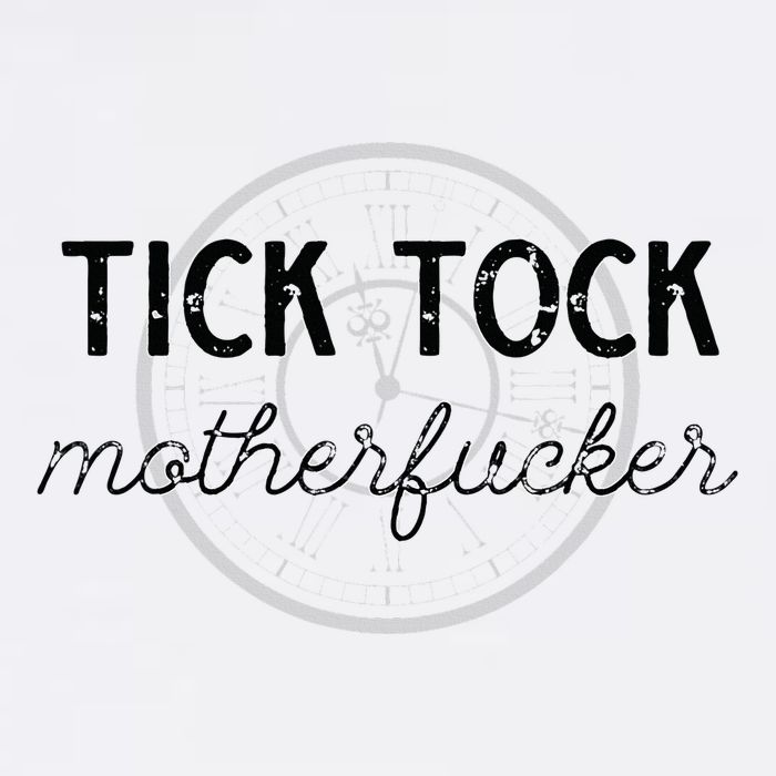 Tick Tock Motherfucker Wool Snapback Cap