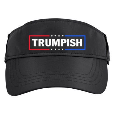 TRUMPISH Trump Mug Shot Hope Never Surrender Flag American Adult Drive Performance Visor