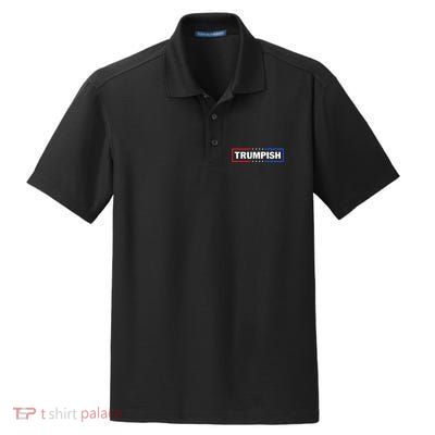 TRUMPISH Trump Mug Shot Hope Never Surrender Flag American Dry Zone Grid Polo