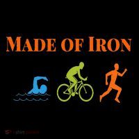 Triathalon Triathlete Made Of Iron Impact Tech Backpack