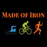 Triathalon Triathlete Made Of Iron Short Acrylic Beanie
