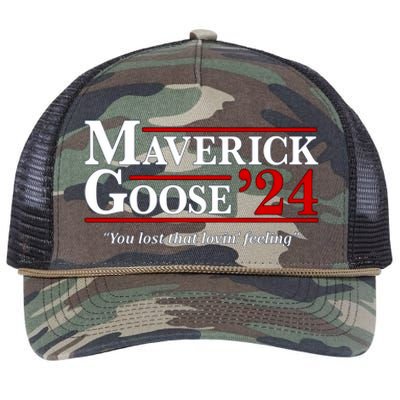 Talk To Me Goose Marverick Goose 2022 Retro Rope Trucker Hat Cap