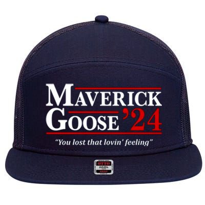 Talk To Me Goose Marverick Goose 2022 7 Panel Mesh Trucker Snapback Hat